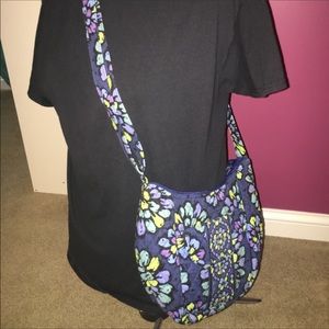 Vera Bradley cross body purse. Indigo Pop